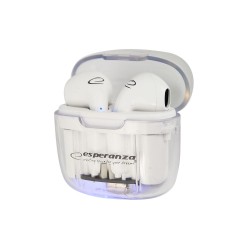 Esperanza Słuchawki Douszne Bluetooth Tws Anthe Whiterdera Eh237W