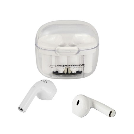 Esperanza Słuchawki Douszne Bluetooth Tws Anthe Whiterdera Eh237W