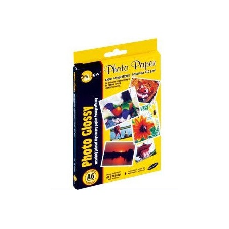 Papier Fotograficzny Błyszczący 4G230, 230 G/M, A6 20 Arkuszy Yellow One 150-1182