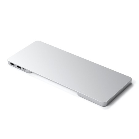 Satechi St-Ucisds Stacja Dokująca Do Laptopa I Replikator Portów Przewodowa Usb 3.2 Gen 2 (3.1 Gen 2) Type-C Srebrny