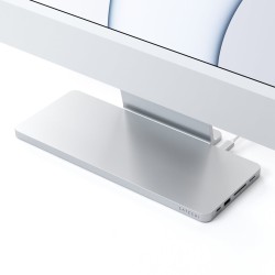 Satechi St-Ucisds Stacja Dokująca Do Laptopa I Replikator Portów Przewodowa Usb 3.2 Gen 2 (3.1 Gen 2) Type-C Srebrny