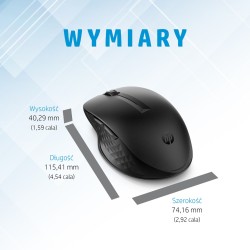 Hp Mysz Bezprzewodowa 435 Multi-Device 3B4Q5Ut