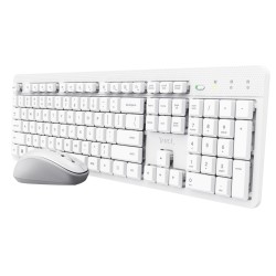 Klawiatura + Mysz Trust Ody Ii Wireless White Us