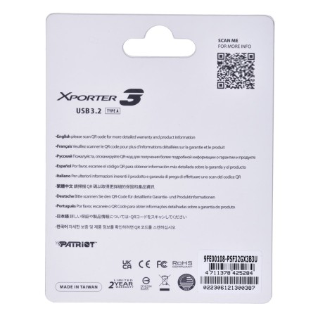 Partiot Flashdrive Xporter 3 32Gb Type A Usb3.2