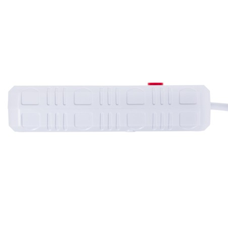 Maclean Listwa Zasilająca, Przedłużacz 4 Gniazda + 3Xusb, 110-240V Ac 50/60Hz, 2.1A Max 2500W, 3M, Biała Mce393 W