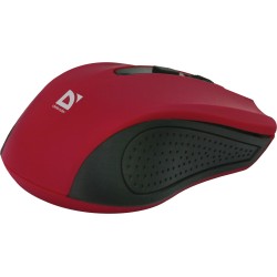 Defender Mysz Bezprzewodowa Accura Mm-935 Rf Czerwona Optical 1600Dpi 4P 52937