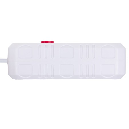 Maclean Listwa Zasilająca, Przedłużacz 2 Gniazda + 3Xusb, 110-240V Ac 50/60Hz, 2.1A Max 2500W, 1.5M, Biała Mce387 W