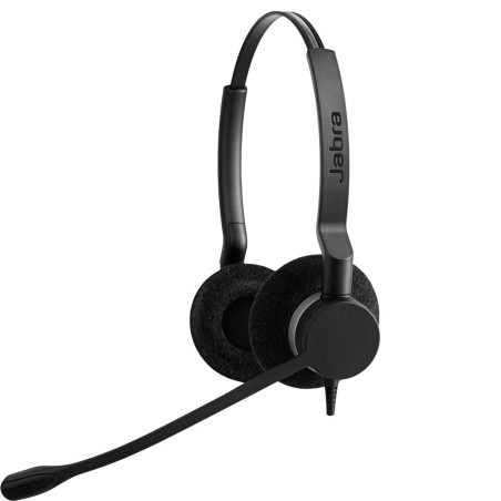 Jabra Biz 2300 Duo Zestaw Słuchawkowy Przewodowa Opaska Na Głowę Biuro/Centrum Telefoniczne Bluetooth Czarny