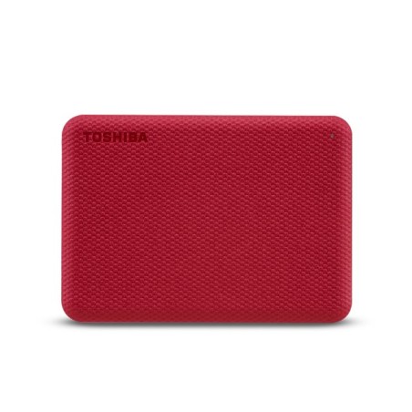 Toshiba Canvio Advance Zewnętrzny Dysk Twarde 4 Tb 2.5" Usb Typu-A 2.0/3.2 Gen 1 (3.1 Gen 1) Czerwony