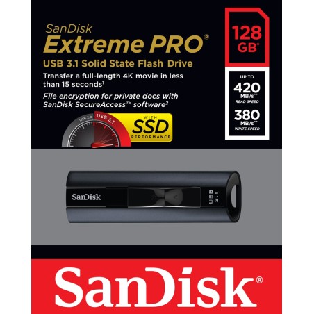 Sandisk Extreme Pro 128Gb 420/380Mb/S Usb 3.1
