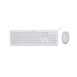 Zestaw Klawiatura + Mysz Hp 230 Wireless Mouse And Keyboard Combo Bezprzewodowe Białe 3L1F0Aa