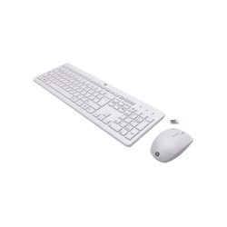 Zestaw Klawiatura + Mysz Hp 230 Wireless Mouse And Keyboard Combo Bezprzewodowe Białe 3L1F0Aa