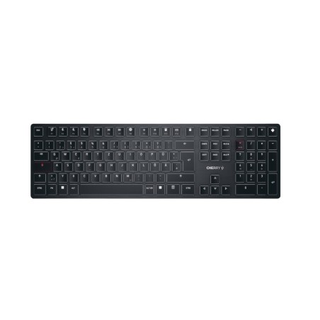 Klawiatura Bezprzewodowa X Ultra Low Profile/Cordless Usb Czarna Niemcy