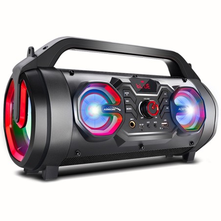 Głośnik Przenośny Bazooka Audiocore, Bluetooth 5.0, Radio Fm, Karta Micro, Sdipx4, 2000Mah, Ac875