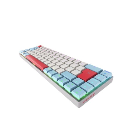 Klawiatura Cherry Tas Mx-Lp 2.1 Compact Wireless De-Layout Weiß (G80-3860Lvade-0)