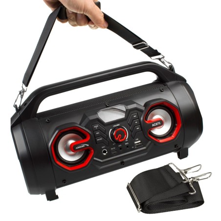 Głośnik Przenośny Bazooka Audiocore, Bluetooth 5.0, Radio Fm, Karta Micro, Sdipx4, 2000Mah, Ac875