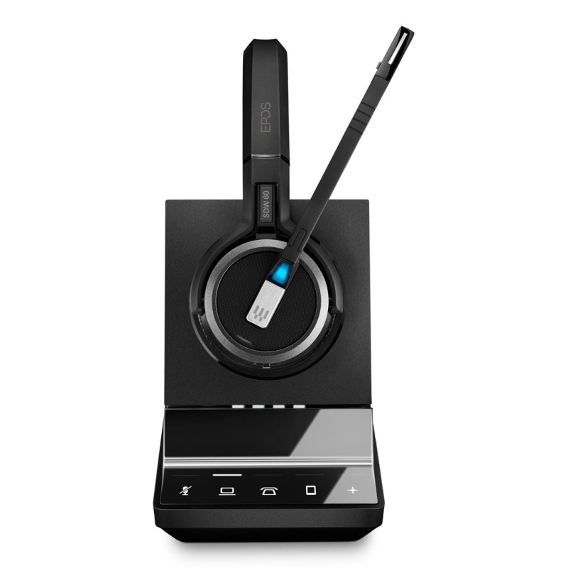 Epos Impact Sdw 5065 - Eu/Uk/Aus Zestaw Słuchawkowy Bezprzewodowy Opaska Na Głowę Biuro/Centrum Telefoniczne Czarny
