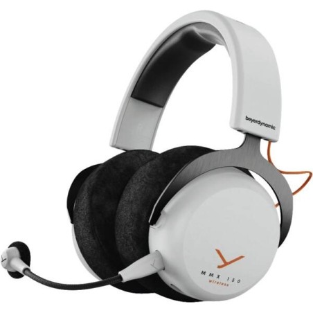 Beyerdynamic Mmx 150 Zestaw Słuchawkowy Przewodowy I Bezprzewodowy Opaska Na Głowę Gaming Usb Type-C Bluetooth Biały