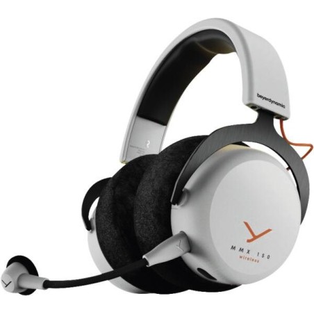Beyerdynamic Mmx 150 Zestaw Słuchawkowy Przewodowy I Bezprzewodowy Opaska Na Głowę Gaming Usb Type-C Bluetooth Biały