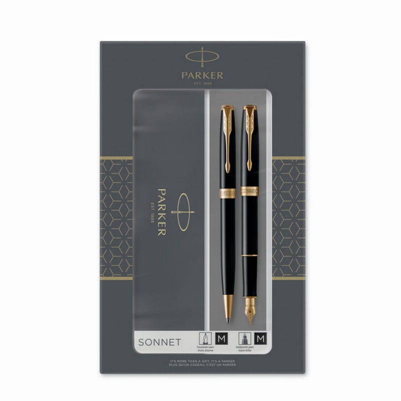 Zestaw Sonnet Black Gt_(Długopis + Pióro Wieczne) Parker 2093371