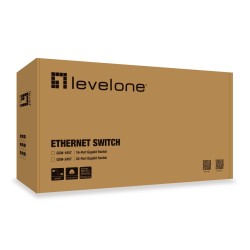 Levelone Gsw-2457 Łącza Sieciowe Nie Zarządzany Gigabit Ethernet (10/100/1000) Czarny