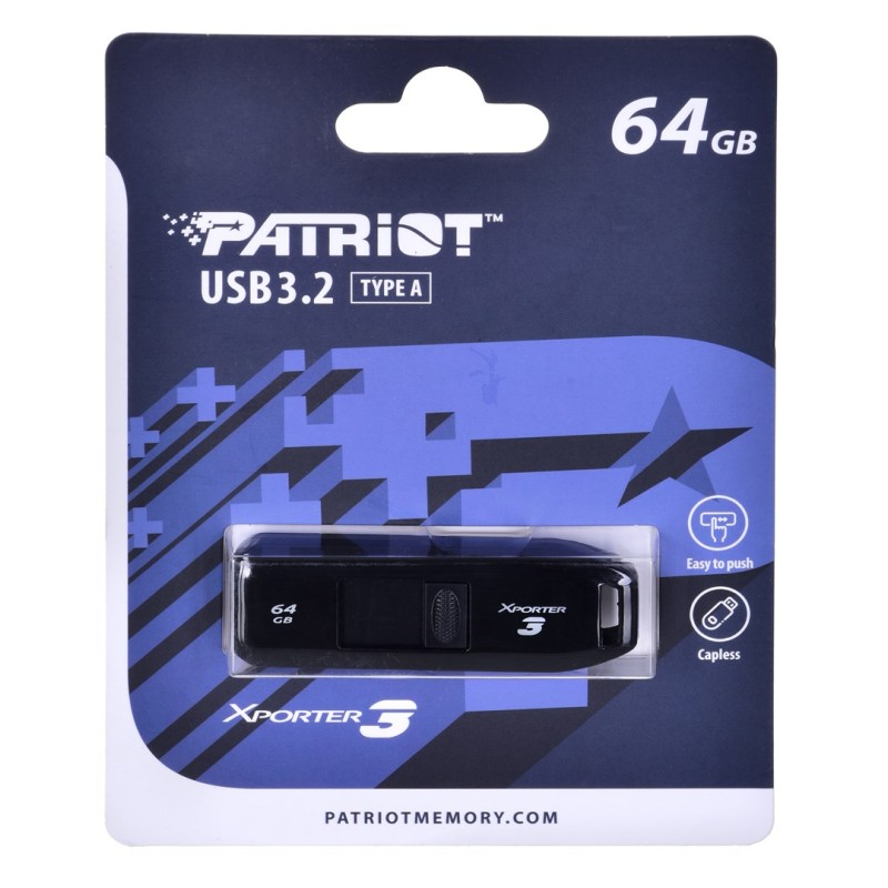 Partiot Flashdrive Xporter 3 64Gb Type A Usb3.2