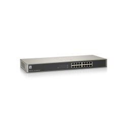 Levelone Gsw-1657 Łącza Sieciowe Nie Zarządzany Gigabit Ethernet (10/100/1000) Czarny, Szary