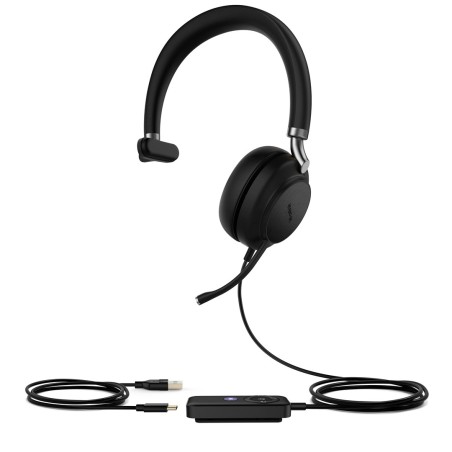 Yealink Uh38 Mono Teams Zestaw Słuchawkowy Przewodowy I Bezprzewodowy Opaska Na Głowę Biuro/Centrum Telefoniczne Bluetooth Czarn