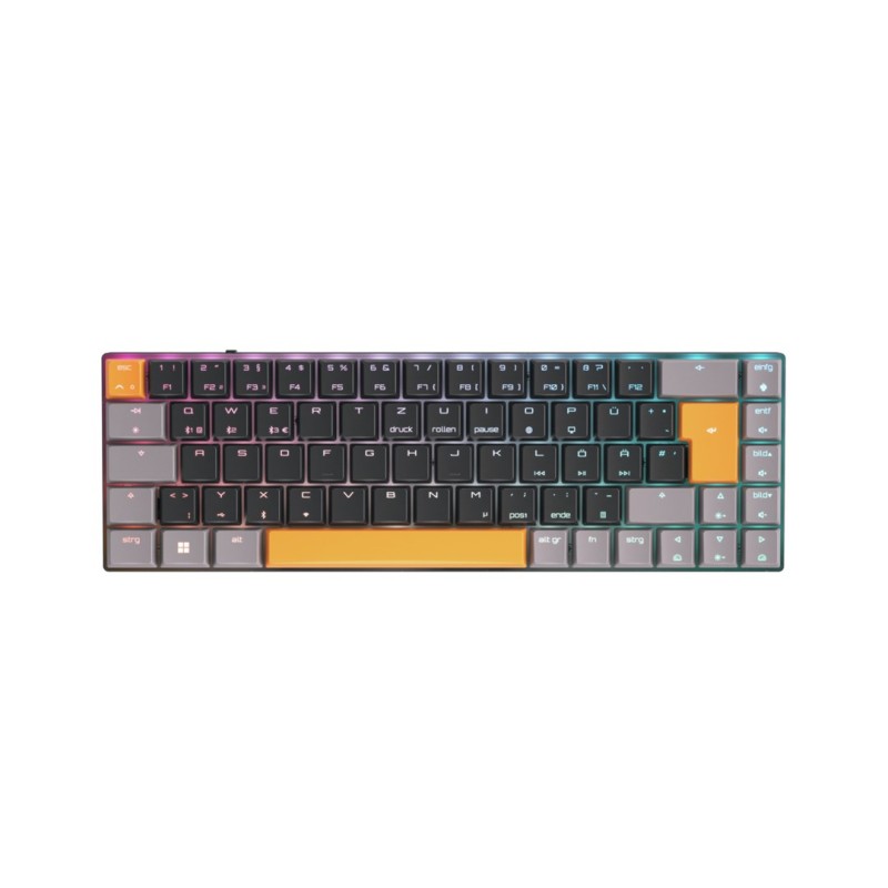 Klawiatura Cherry Tas Mx-Lp 2.1 Compact Wireless De-Layout Schwarz (G80-3860Lvade-2)
