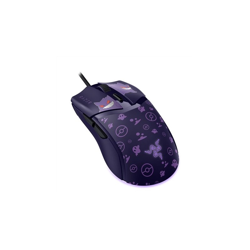 Razer Cobra Gengar Edition Myszka Gaming Po Prawej Stronie Usb Typu-A Optyczny 8500 Dpi