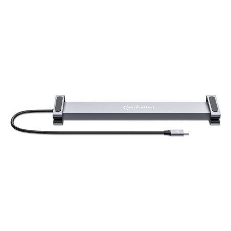 Manhattan 190398 Stacja Dokująca Przewodowa Usb 3.2 Gen 1 (3.1 Gen 1) Type-C Szary