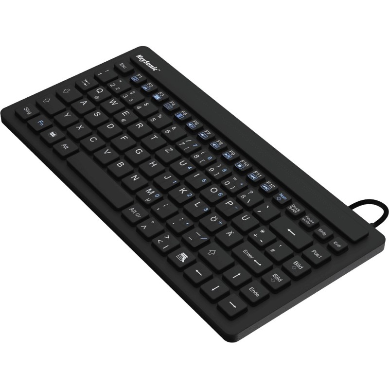 Keysonic Ksk-3230In (Us) Klawiatura Przemysłowy Usb Qwerty Us English Czarny