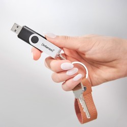Intenso Usb 256Gb Office Line 3.2 Gen1 Silver-Black Pamięć Usb Usb Typu-A 3.2 Gen 1 (3.1 Gen 1) Czarny, Srebrny