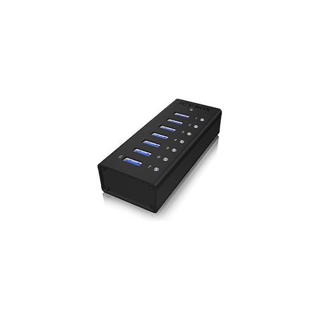 Icy Box Ib-Ac618 Usb 3.2 Gen 1 (3.1 Gen 1) Type-B 5000 Mbit/S Czarny