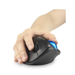 Kensington Pro Fit Ergo Tb450 Myszka Biuro Po Prawej Stronie Rf Wireless + Bluetooth Manipulator Kulkowy 1600 Dpi