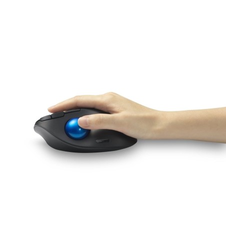 Kensington Pro Fit Ergo Tb450 Myszka Biuro Po Prawej Stronie Rf Wireless + Bluetooth Manipulator Kulkowy 1600 Dpi