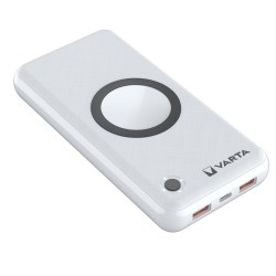 Varta 57909 101 111 Bank Mocy Litowo-Polimerowy (Lipo) 20000 Mah Bezprzewodowe Ładowanie Biały