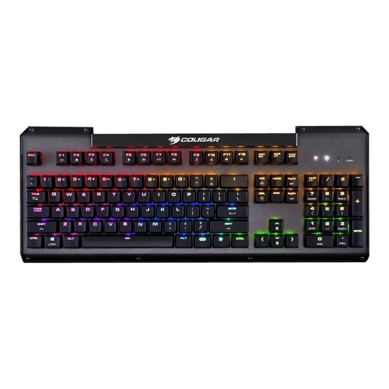 Compucase Cougar Ultimus Rgb - Tastatur - Nord Klawiatura Dołączona Myszka Gaming Usb Qwerty