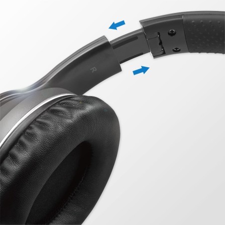 Logilink Bt0053 Słuchawki/Zestaw Słuchawkowy Bezprzewodowy Opaska Na Głowę Muzyka Bluetooth Czarny
