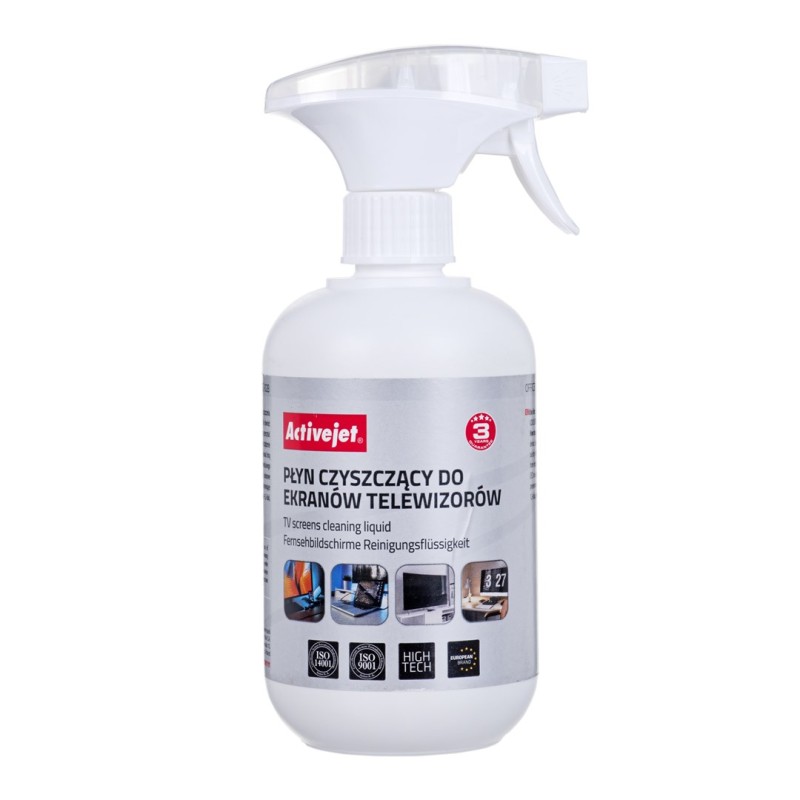 Activejet Aoc-028 Płyn Czyszczący Do Ekranów Lcd/Led/Oled (500 Ml)