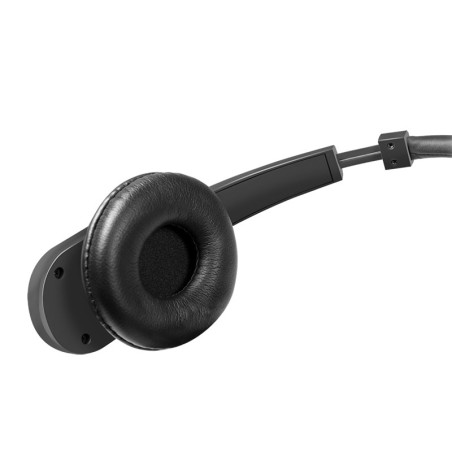 Logilink Bt0060 Słuchawki/Zestaw Słuchawkowy Bezprzewodowy Opaska Na Głowę Biuro/Centrum Telefoniczne Bluetooth Czarny