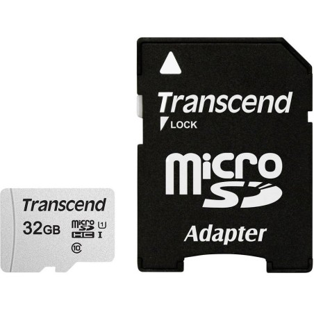 Sd Microsd Card  32Gb Transcend Sdhc Usd300S-A W/Adapter