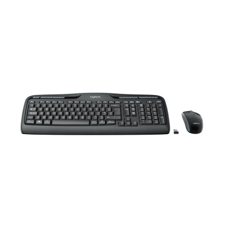 Zestaw Klawiatura + Mysz Membranowa Logitech 920-03999 (Usb 2.0  (De)  Kolor Czarny  Optyczna)
