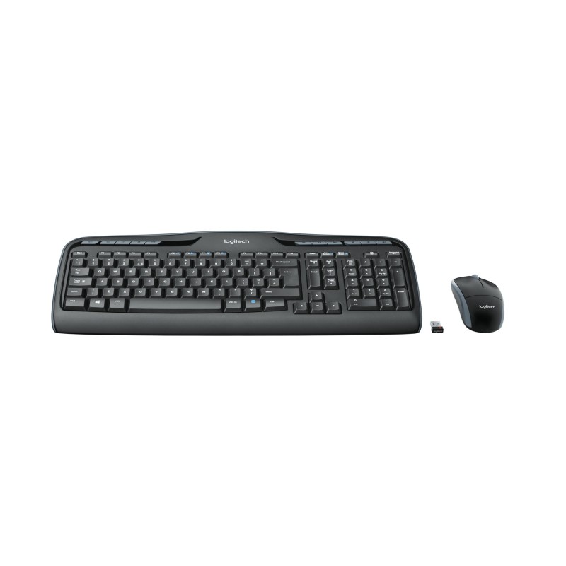 Zestaw Klawiatura + Mysz Membranowa Logitech 920-03999 (Usb 2.0  (De)  Kolor Czarny  Optyczna)