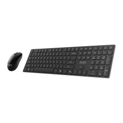 Msi Forge K210 Wireless Combo Klawiatura Dołączona Myszka Dom/Biuro Usb Czarny