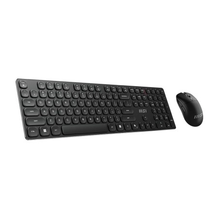 Msi Forge K210 Wireless Combo Klawiatura Dołączona Myszka Dom/Biuro Usb Czarny