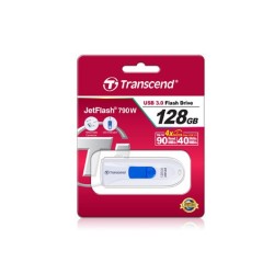 Usb-Stick 128Gb Transcend Jetflash 790 Usb3.1 Weiăź