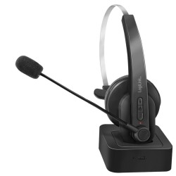 Logilink Bt0059 Słuchawki/Zestaw Słuchawkowy Bezprzewodowy Opaska Na Głowę Biuro/Centrum Telefoniczne Bluetooth Podstawka Do Ład