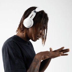 Skullcandy Icon Anc Zestaw Słuchawkowy Przewodowy I Bezprzewodowy Opaska Na Głowę Połączenia/Muzyka Usb Type-C Bluetooth Biały