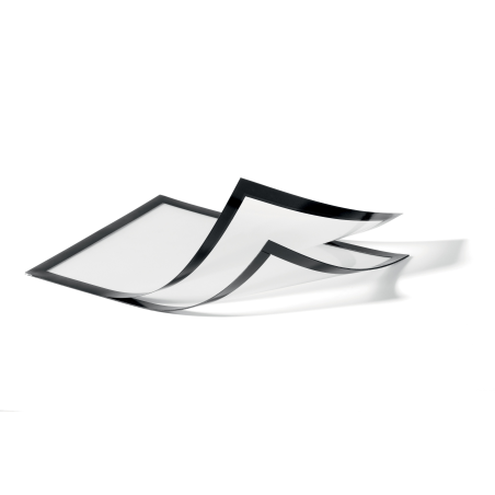 Ramka Duraframe Plus 498501 Durable (X) Magnetyczne Czarne Bez Kleju 2 Sztuki